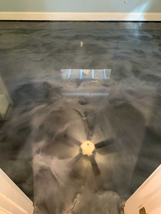Marble Metallic Epoxy - Cambridge Dr., Sarasota