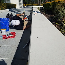 Concrete bench planter repair lakewood ranch