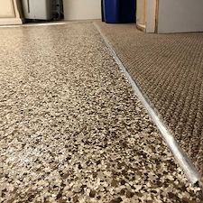 Epoxy garage floor on harbourside dr in longboat key fl