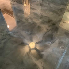Marble metallic epoxy floor cambridge dr sarasota fl