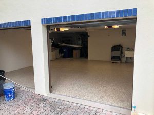 Epoxy Garage Floor on Harbourside Dr. in Longboat Key, FL