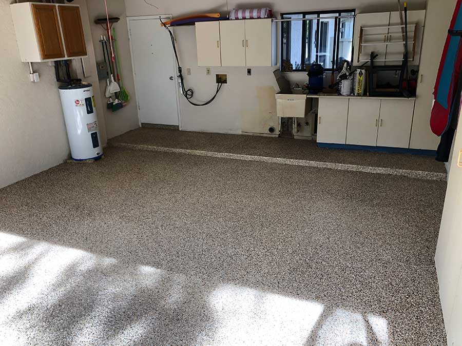 Epoxy Garage Floor on Quail Hollow Bradenton FL